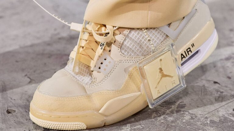 Nike Air Jordan 4 Retro x Off-White SP ¡®Sail¡¯ Wmns