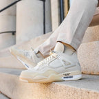 Nike Air Jordan 4 Retro x Off-White SP ¡®Sail¡¯ Wmns