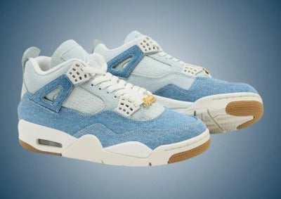 Nike Air Wmns Jordan 4 Retro TEX ¡®Worn Blue Denim¡¯
